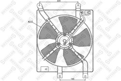 Вентилятор охлаждения Daewoo Matiz 0.8/1.0 98>