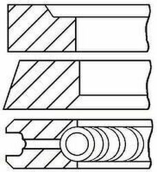 Комплект поршневых колец