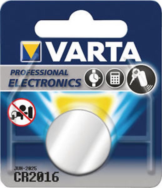 06016101401_элемент питания 1шт. ! VARTA LITHIUM CR2016 3V