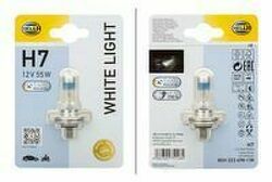 H7 12V- 55W (PX26d) (белый свет-голуб.оттен. +30 света) White Light (блистер 1шт.)