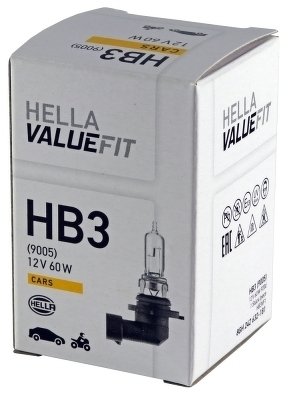 Лампа накаливания VALUEFIT HB3 12V 60 (65W) P 20d