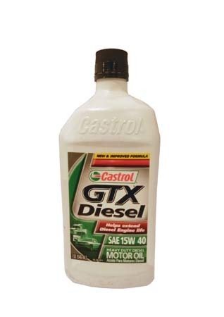 Моторное масло CASTROL GTX Diesel SAE 15W-40 (0,946л)