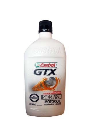 Моторное масло CASTROL GTX SAE 5W-20 Motor Oil (0.946л)