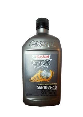 Моторное масло CASTROL GTX Syn Blend SAE 10W-40 Motor Oil (0,946л)