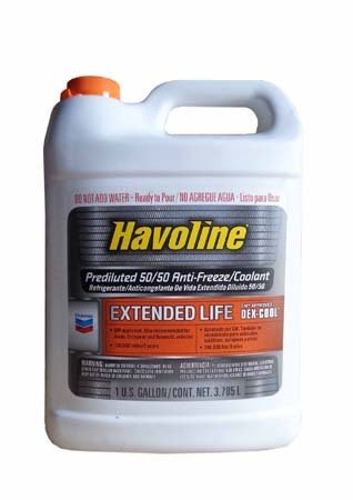 Антифриз готовый к прим., оранжевый CHEVRON Havoline Prediluted 50/50 Dex-Cool Extended Life Antifre