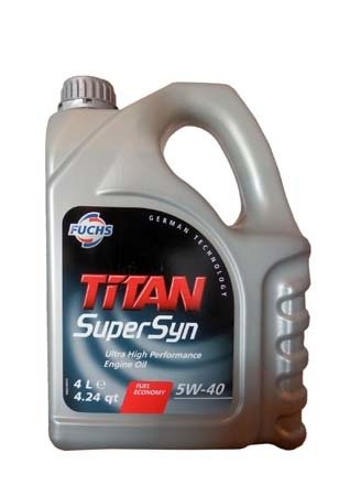 Моторное масло FUCHS Titan SuperSyn SAE 5W-40 (4л) (600930783)
