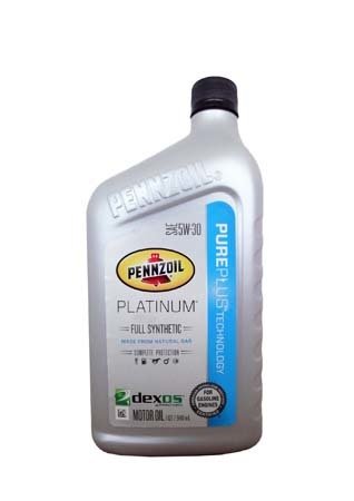 Моторное масло PENNZOIL Platinum SAE 5W-30 Full Synthetic Motor Oil (Pure Plus Technology) (0,946л)