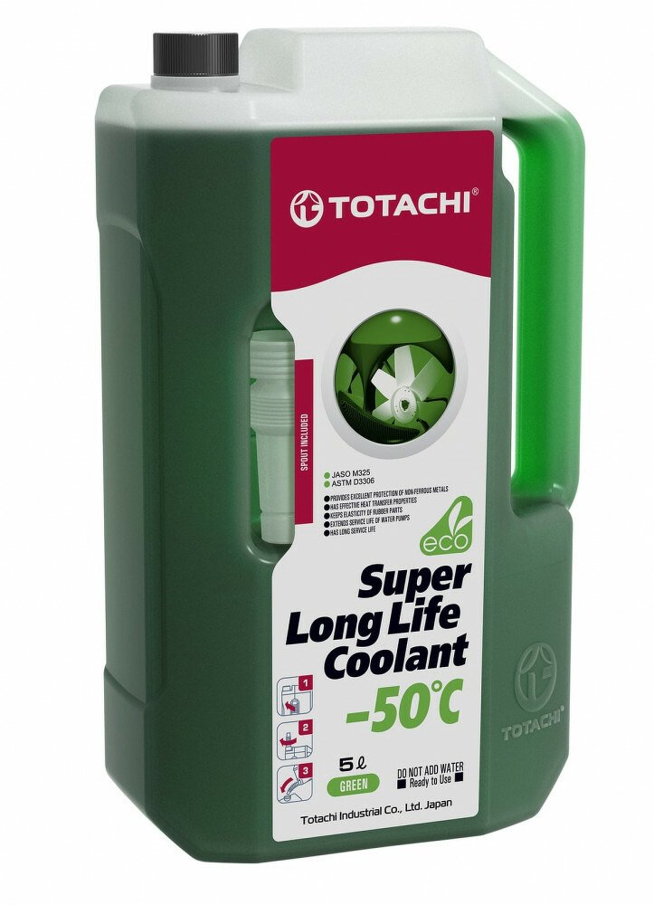 Жидкость охлаждающая TOTACHI SUPER LLC Green -50C 5л