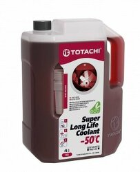 Жидкость охлаждающая низкозамерзающая TOTACHI SUPER LONG LIFE COOLANT Red -50C 4л