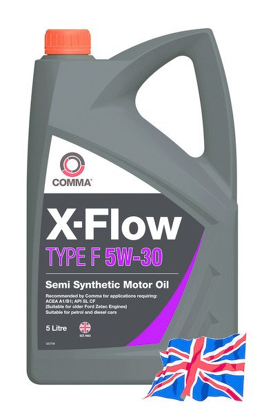 Моторное масло COMMA 5W30 X-FLOW TYPE F, 5л, XFF5L