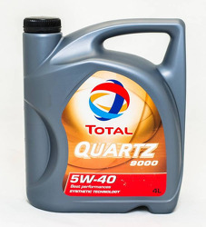 Моторное масло TOTAL QUARTZ 9000, 5W-40, 4л, 148597