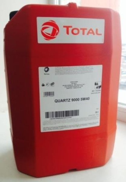 Моторное масло TOTAL QUARTZ 9000, 5W-40, 20л, 132354