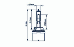 Лампа (h27w/1) 27w 12v pg13 галогенная стандарт