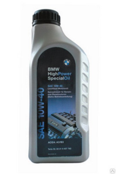 Моторное масло BMW High Power Oil, 10W-40, 1л, 83 21 9 407 782