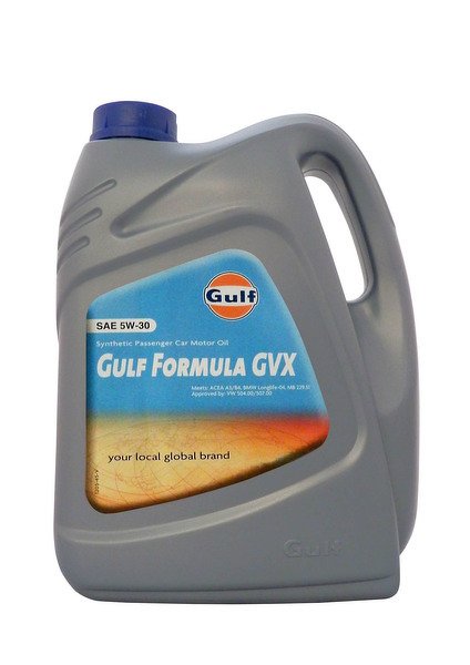 Моторное масло GULF Formula GVX SAE 5W-30 (5л)
