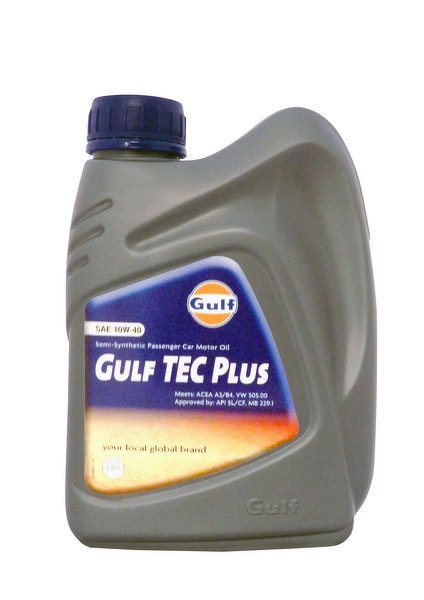 Моторное масло GULF TEC Plus SAE 10W-40 (1л)