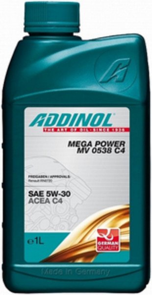 Моторное масло ADDINOL Mega Power MV 0538 C4 SAE 5W-30 (1л)