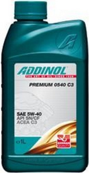 Моторное масло ADDINOL Premium 0540 C3 SAE 5W-40 (1л)