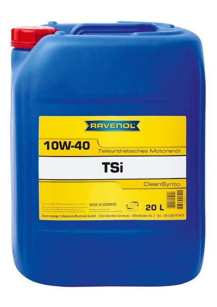 Моторное масло RAVENOL TSI, 10W-40, 20л, 4014835724129