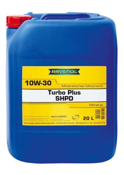 Моторное масло RAVENOL Turbo-Plus SHPD, 10W-30, 20 л, 4014835637726