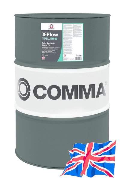Моторное масло COMMA 5W30 X-FLOW TYPE LL, 199л, XFLL199L