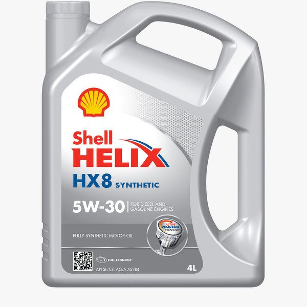 Моторное масло SHELL Helix HX8 Synthetic, 5W-30, 4л, 550040542