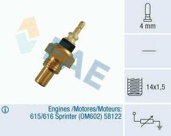 Датчик температуры охлаждающей жидкости, FAE, 31160