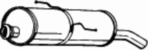 Глушитель, задняя часть, BOSAL, 190355