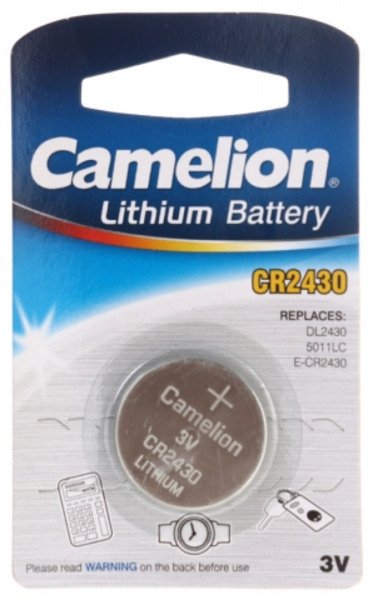 Батарейка Camelion Lithium battery 3V CR2430