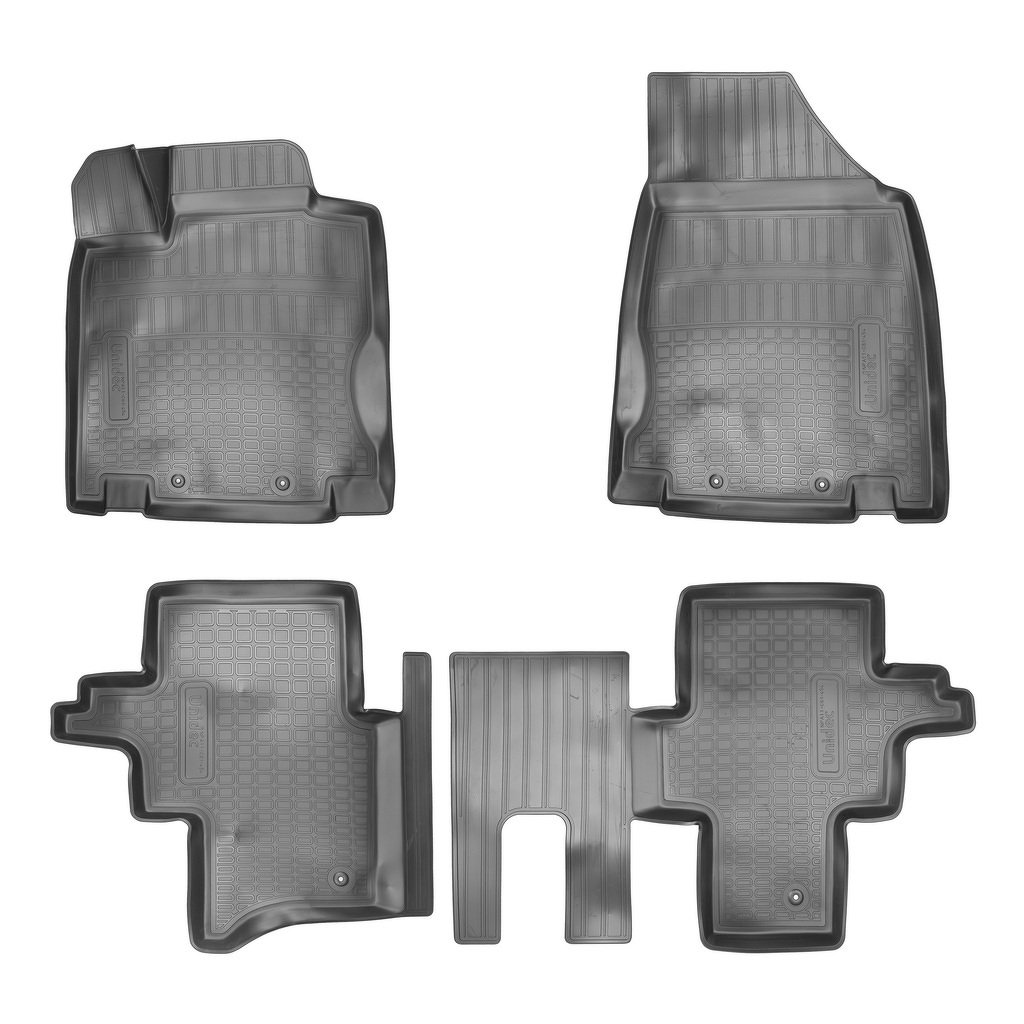 Коврики салонные для Nissan Pathfinder (R52) 3D (2014) (5 мест)
