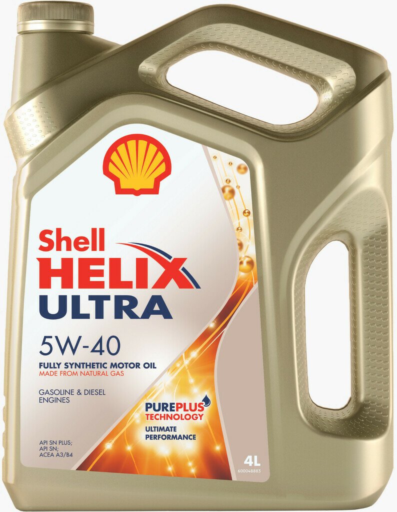 550055905_Масло моторное Shell Helix Ultra 5W40 SN+A3B4_4x4L