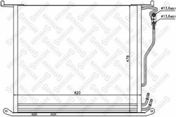 Радиатор конд. MB W220 2.8-5.0 M112/M113 98>