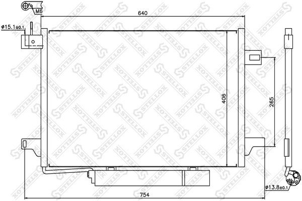 Радиатор кондиционера MB W169 1.5-1.8CDi/W245 1.5-2.0CDi 04>