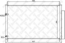 Радиатор кондиционера Toyota Auris 1.4/1.6 07>