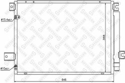 Радиатор кондиционера Toyota Avensis 2.0D-4D/2.2D-4D/D-CAT 03>