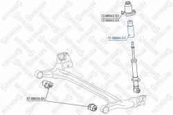 Отбойник-пыльник амортизатора заднего Toyota Corolla CDE120/ZZ12# 01>