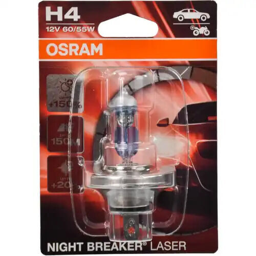 64193NL-01B_лампа NIGHT BREAKER LASER! 1шт. (H4) 12V 60/55W P43t +150% света