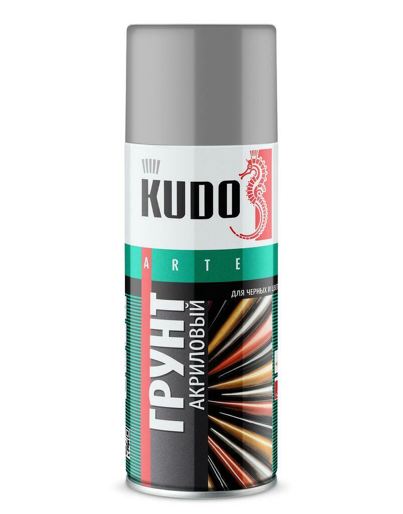 Грунт акриловый серый "KUDO" (520мл) аэроз