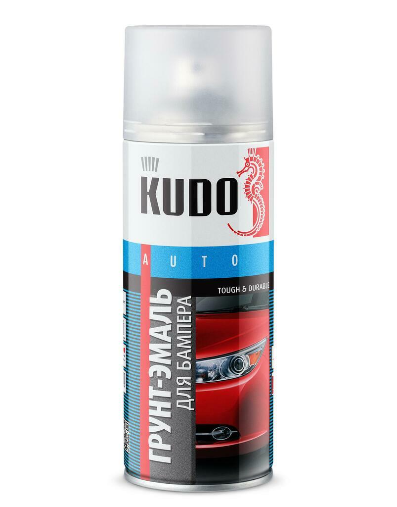 Краска-спрей для бампера (черная) 'KUDO' (520мл)