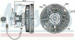 S86037_вискомуфта привода вентилятора! с проводом 5 PIN без крыльчатки D=265\MAN TG-A (02>) 9/02>