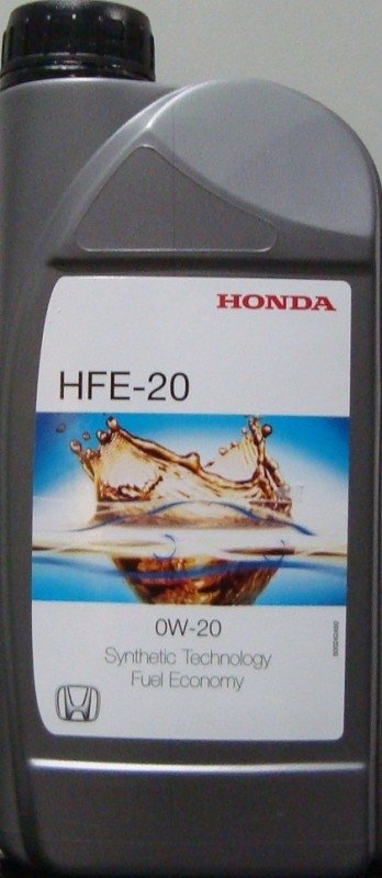 Моторное масло HONDA HFE-20, 0W-20, 1л, 08232P99A2LHE