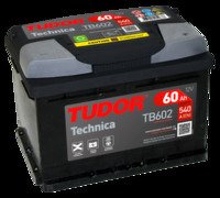 Аккумулятор tudor technica 60 а/ч tb602 обр 242x175x175 en540