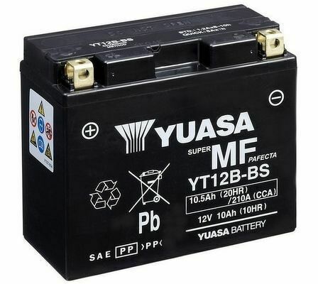 YUASA YT12B-BS Аккумуляторная батарея Maintenance Free (12V 10,5Ah 210A) 35614200