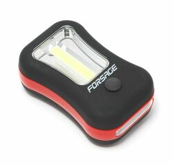 Фонарь переносной светодиодный в комплекте с батарейками (торцевой свет 4led. боковой свет cub. 3xaaa). в блистере