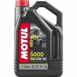 Motul 10w-40 5000 4t (4l) jaso ma2_масло моторное для мотоциклов api: sl, технология hc-tech