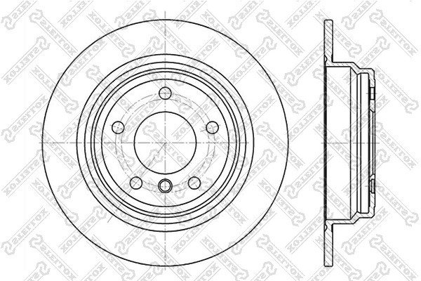 Диск торм. зад. для а/м BMW 5 (95-), D 298mm