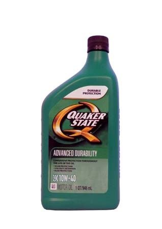 Моторное масло QUAKER STATE Advanced Durability SAE 10W-40 (0,946л)