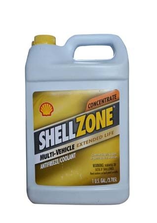 Антифриз концентрированный, желтый SHELL Zone Multi-Vehicle Antifreeze/Coolant Extended Life Concent