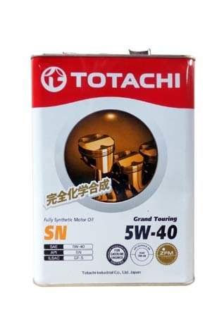 Моторное масло TOTACHI Grand Touring Fully Synthetic SN SAE 5W-40 (4л)