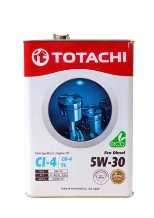 Моторное масло TOTACHI Eco Diesel Semi-Synthetic CI-4/CH-4/SL SAE 5W-30 (4л)